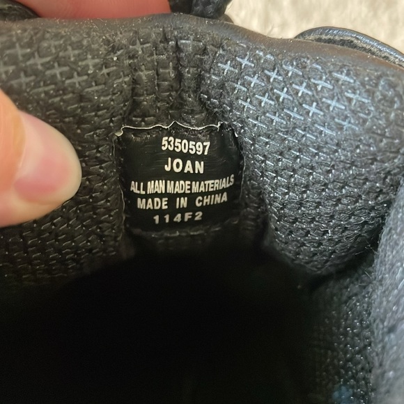 Vintage Faded Glory Chunky Sneakers W’s 8 Y2K 90’s Combat Boot Black Grunge Shoe - Picture 4 of 16